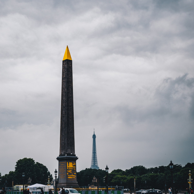 Der Obelisk von Luxor.